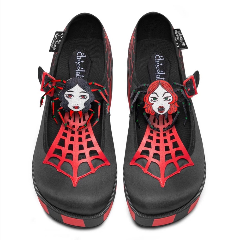 Hot Chocolate Design Spidora Platform Mary Janes